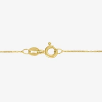 Gemstone 14K Gold Over Silver Cushion Pendant Necklace
