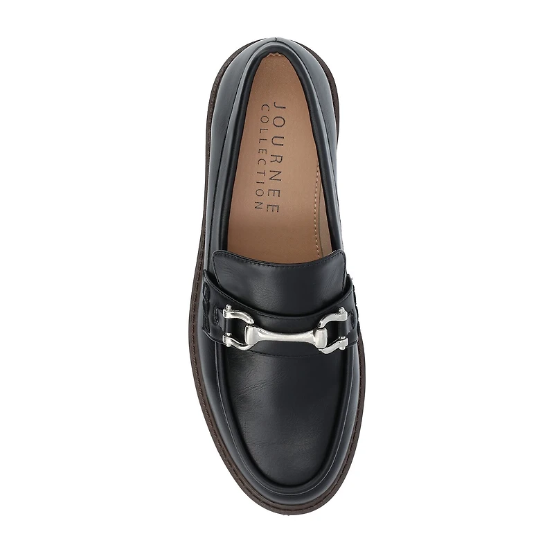 Journee Collection Jessamey Womens Round Closed Toe Loafers