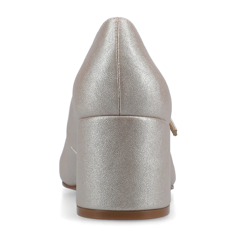 Journee Collection Okenna Womens Square Closed Toe Block Heel Pumps