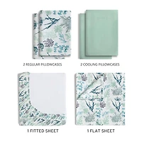 Caribbean Joe 6Pc Cooling Sheet Sets