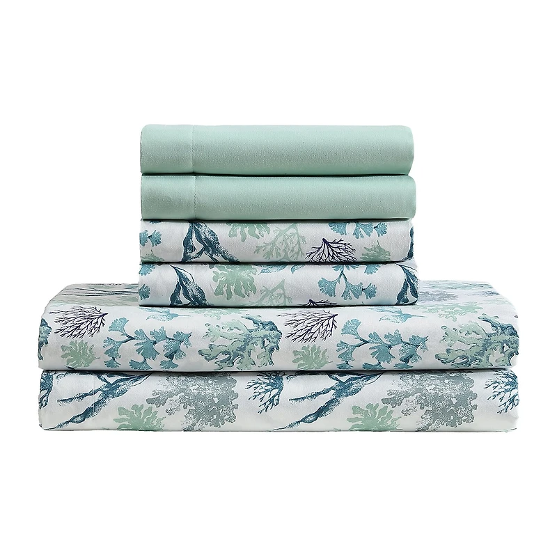 Caribbean Joe 6Pc Cooling Sheet Sets