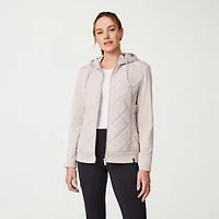Free Country Womens Hooded Lightweight Quilted Jacket