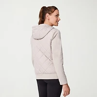 Free Country Womens Hooded Lightweight Quilted Jacket