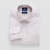 Stafford Smart Tech Mens Slim Fit Stretch Fabric Wrinkle Free Long Sleeve Dress Shirt