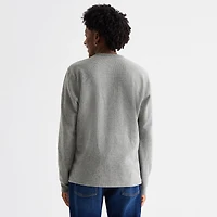 mutual weave Henley Mens Neck Long Sleeve Regular Fit Thermal Top