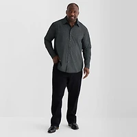 Shaquille O'Neal XLG™ Mens Long Sleeve Classic Fit Big and Tall Button-Down Shirt