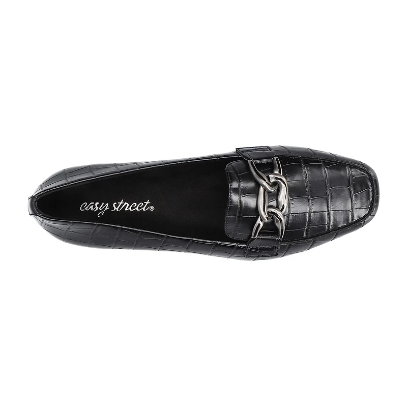 Easy Street Femi Womens Moc Closed Toe Slip-On Shoe