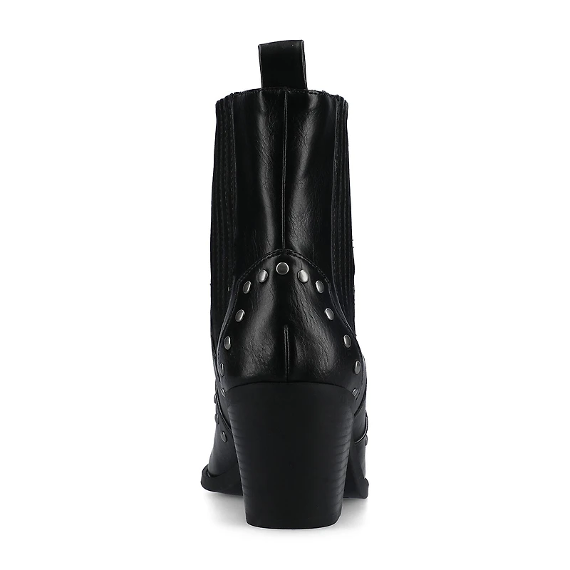 Journee Collection Womens Braylee Block Heel Booties