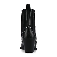 Journee Collection Womens Braylee Block Heel Booties
