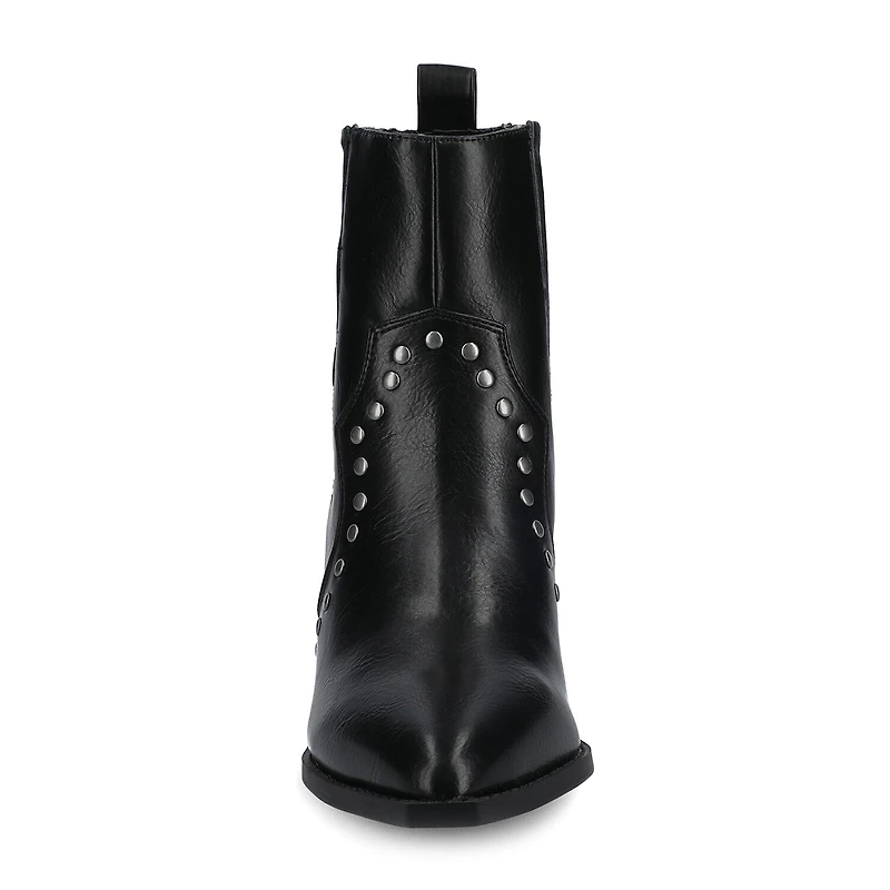 Journee Collection Womens Braylee Block Heel Booties