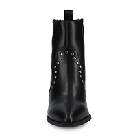 Journee Collection Womens Braylee Block Heel Booties