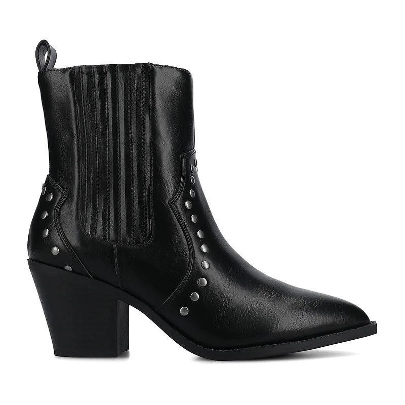 Journee Collection Womens Braylee Block Heel Booties