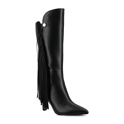 Journee Collection Womens Dolly Stiletto Heel Dress Boots