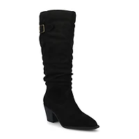 Journee Collection Womens Kaleah Block Heel Dress Boots