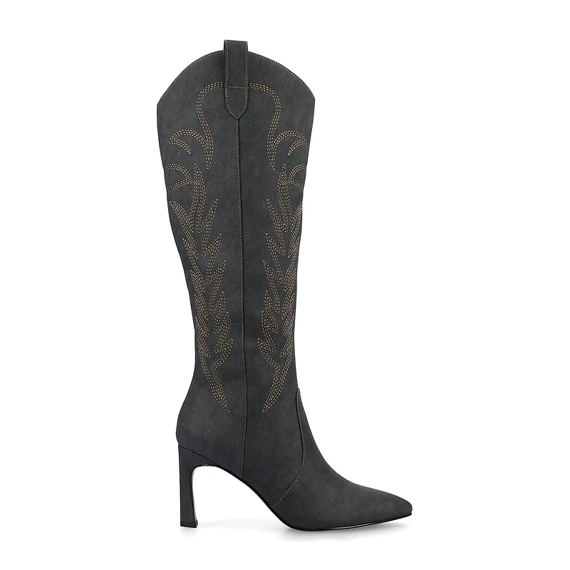 Journee Collection Womens Laramie Stiletto Heel Dress Boots