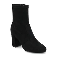 Journee Collection Womens Vivia Block Heel Booties