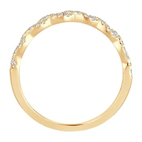 Signature By Modern Bride 1/5 CT.T.W. Natural Diamond 10K or 14K Gold Wedding Band