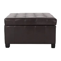 Alexandria Storage Tufted Bench
