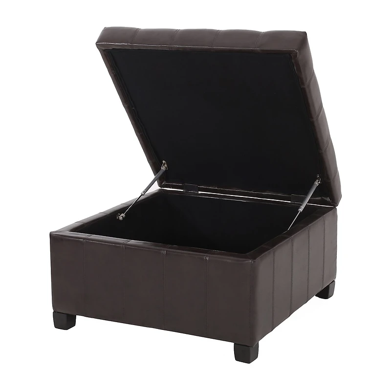 Alexandria Storage Tufted Bench