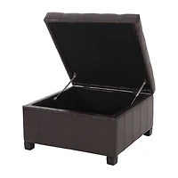 Alexandria Storage Tufted Bench