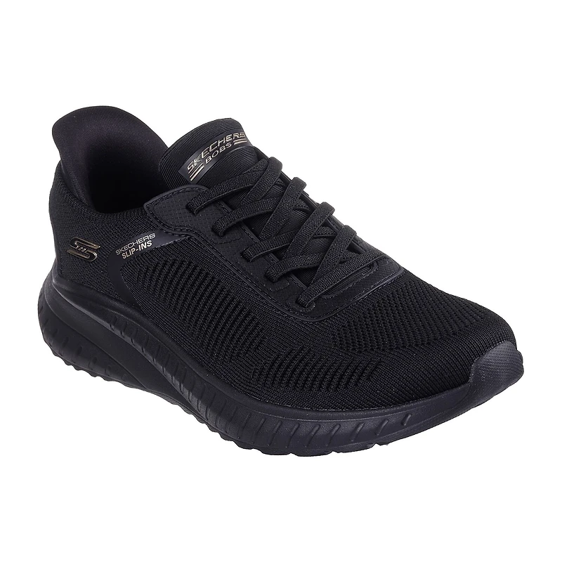 Skechers Bobs Hands Free Slip-Ins Squad Chaos Current Muse Womens Slip-On Walking Shoes