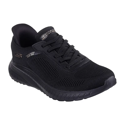 Skechers Bobs Hands Free Slip-Ins Squad Chaos Current Muse Womens Slip-On Walking Shoes