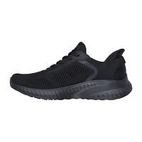 Skechers Bobs Hands Free Slip-Ins Squad Chaos Current Muse Womens Slip-On Walking Shoes