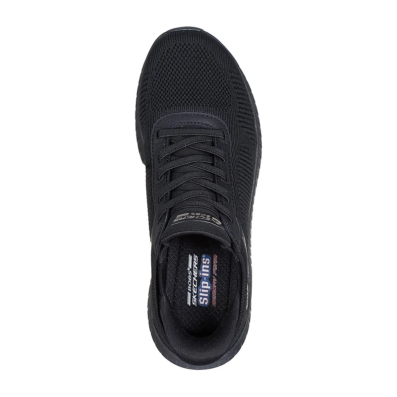 Skechers Bobs Hands Free Slip-Ins Squad Chaos Current Muse Womens Slip-On Walking Shoes