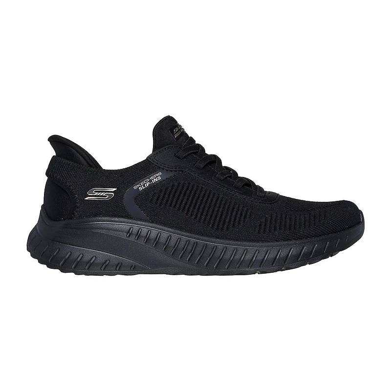 Skechers Bobs Hands Free Slip-Ins Squad Chaos Current Muse Womens Slip-On Walking Shoes