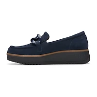 Clarks Zylah May Womens Moc Closed Toe Loafers