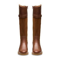 Clarks Womens Maye Carly Stacked Heel Riding Boots