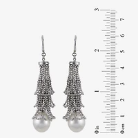 10-11Mm Cultured Freshwater Pearl Sterling Silver Earrings