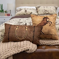 Donna Sharp Cowboy 2-pc. Multi-Pack Rectangular Square Throw Pillow