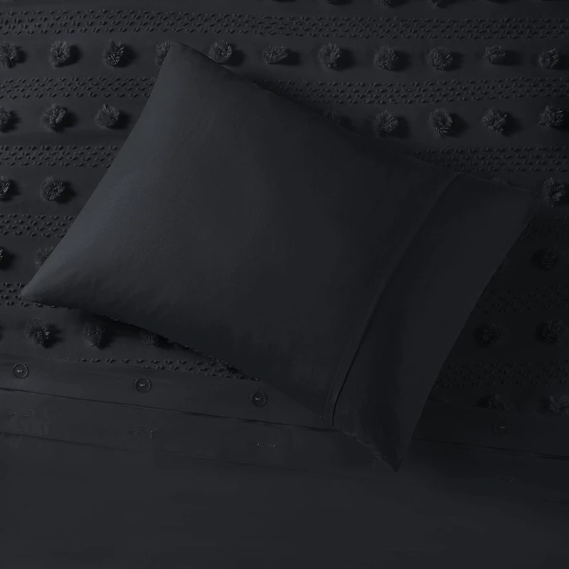 Intelligent Design Vera Clip Jacquard Duvet Cover Set With Sham