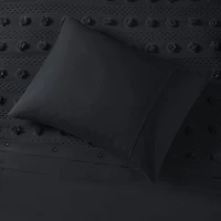 Intelligent Design Vera Clip Jacquard Duvet Cover Set With Sham