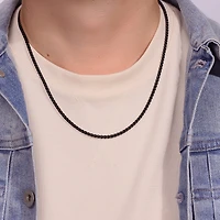 Mens Stainless Steel 3mm Wheat Chain