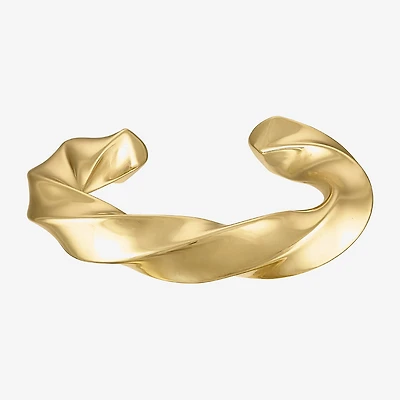 Womens 14K Gold Over Silver Bangle Bracelet
