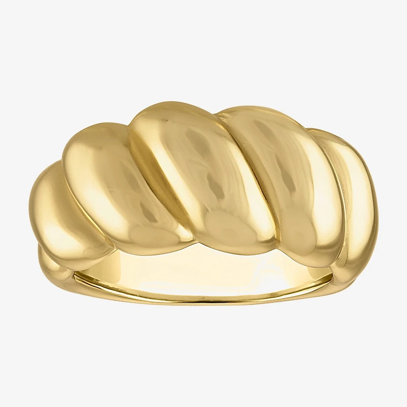 Womens 14K Gold Over Silver Cocktail Ring