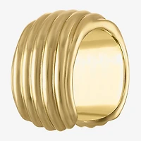 Womens 14K Gold Over Silver Cocktail Ring