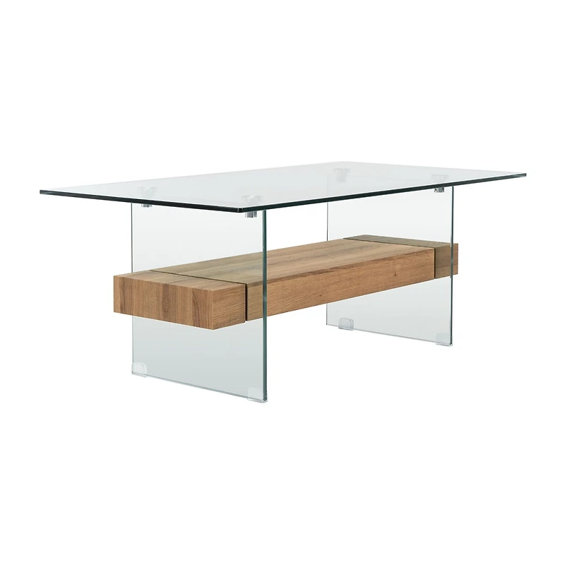 Safavieh Kayley Storage Glass Coffee Table