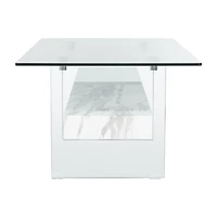 Safavieh Kayley Storage Glass Coffee Table