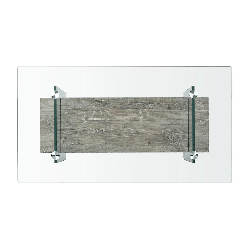 Safavieh Kayley Storage Glass Coffee Table