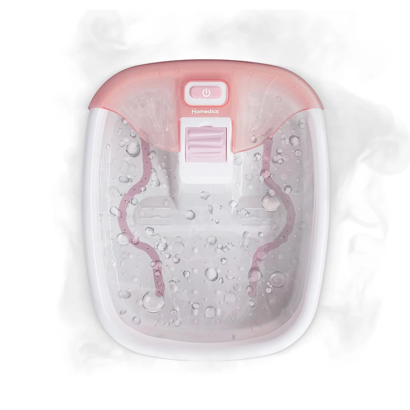 HoMedics Deluxe Footspa + Pumice Stone + Moisturizing Gel Socks Foot Bath