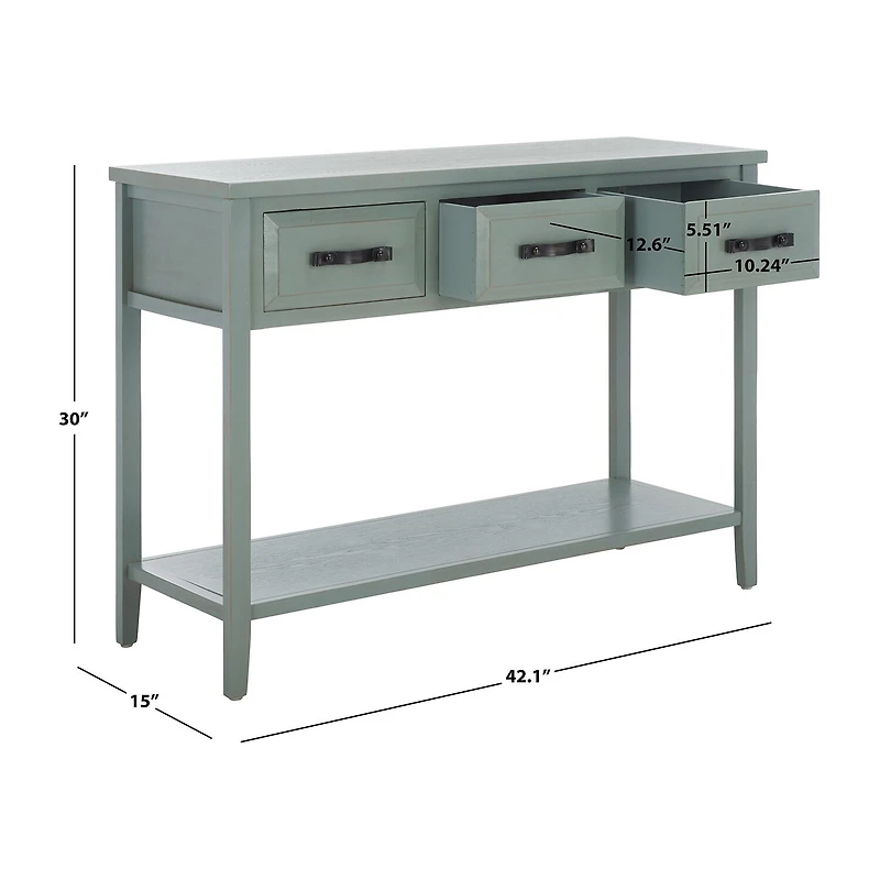 Safavieh Aiden Storage 3-Drawer Console Table