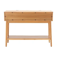 Safavieh Baisley Storage 2-Drawer Rattan Console Table