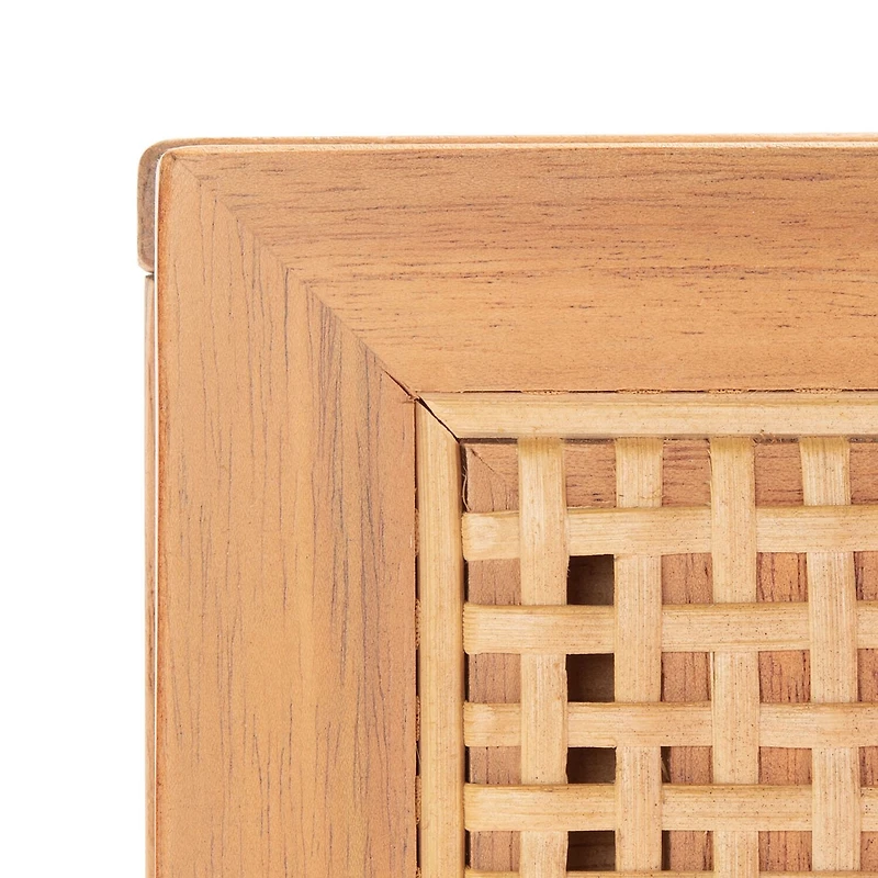 Safavieh Baisley Storage 2-Drawer Rattan Console Table