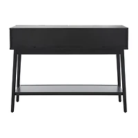 Safavieh Baisley Storage 2-Drawer Rattan Console Table