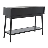 Safavieh Baisley Storage 2-Drawer Rattan Console Table