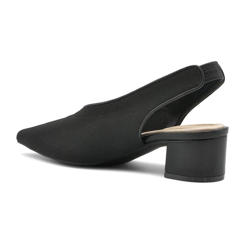 Adrienne Vittadini Gotham Womens Pointed Closed Toe Block Heel Pumps