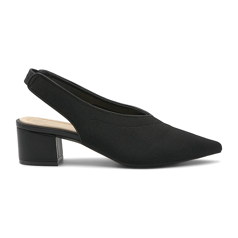Adrienne Vittadini Gotham Womens Pointed Closed Toe Block Heel Pumps